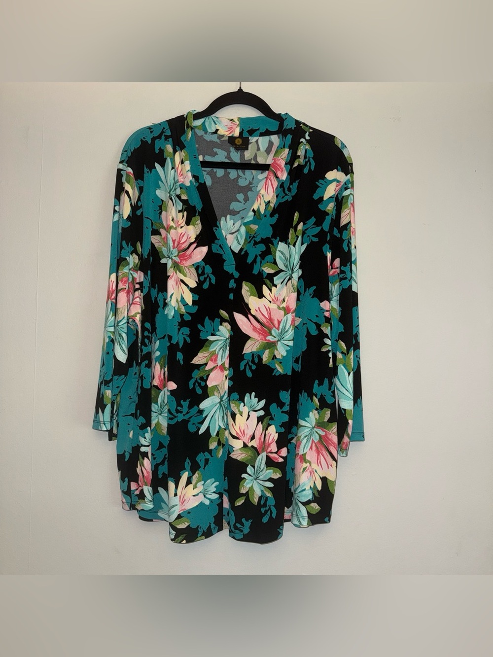 JM COLLECTION 4X floral blouse plus size 4X ✨